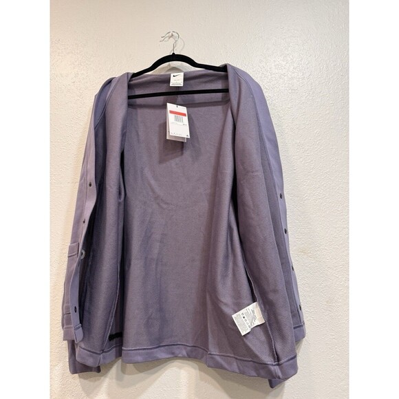 Nike Dri-FIT Standard Issue Golf Cardigan Purple Men's Size Large - Picture 4 of 9